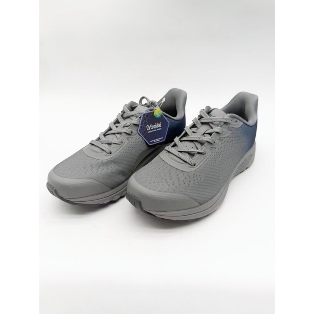 Propet One Evolve Mens Orthotic Walking Sneakers Mesh Gray Blue 10 Xtra Wide NEW